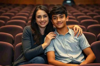 Parent and teen sharing a moment, family support fundraising story