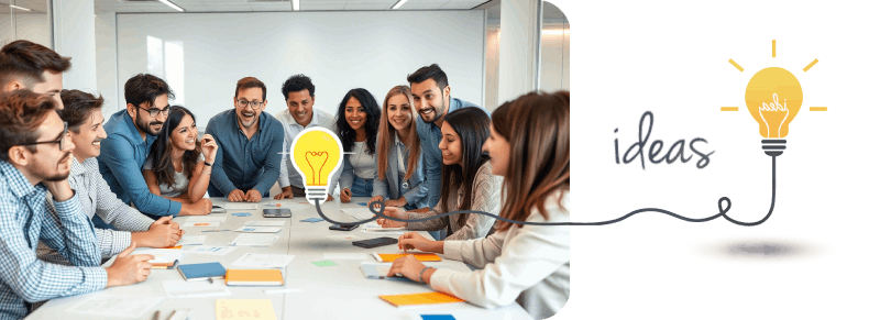 Montage of various fundraising activities