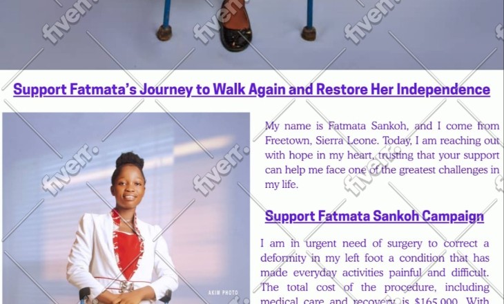 FATMATA SANKOH FUND RAISING APPEAL - KindGive